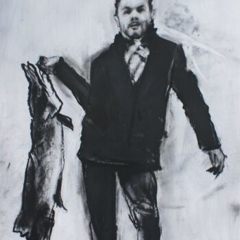 Картина под названием "Carpe" - Linet Andrea, Подлинное произведение искусства, Древесный уголь