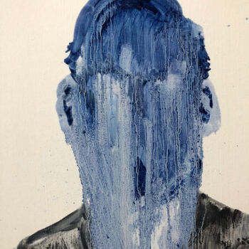 绘画 标题为“Portrait 02” 由Linge Meng, 原创艺术品, 油