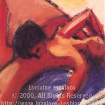 Digital Arts titled "The Kiss" by Lorraine Inzalaco, Original Artwork