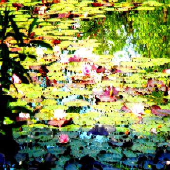 Arts numériques intitulée "Giverny-10" par Lio, Œuvre d'art originale, Peinture numérique