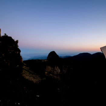 Fotografia intitulada "Levé du soleil aux…" por Lionel Girardin, Obras de arte originais, Fotografia digital