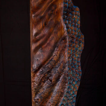 Скульптура под названием "ormioow" - Lionel Le Coq, Подлинное произведение искусства, Дерево