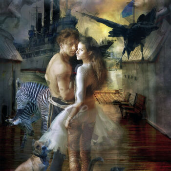 "Adam et Eve chassés…" başlıklı Dijital Sanat Lionel Morateur tarafından, Orijinal sanat, Dijital Resim