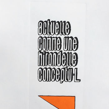 「Actuelle」というタイトルの製版 Aude Lionel Marie D'Arcによって, オリジナルのアートワーク
