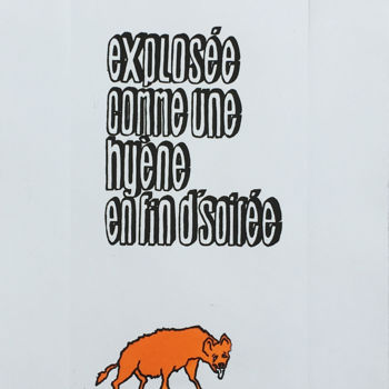 「Explosée」というタイトルの製版 Aude Lionel Marie D'Arcによって, オリジナルのアートワーク