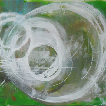 Painting titled "Lentilles" by Lioshi, Original Artwork, Acrylic Mounted on Wood Stretcher frame