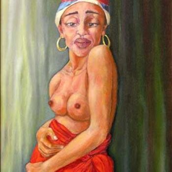 Pittura intitolato " maternità" da Giuseppe Liotta, Opera d'arte originale