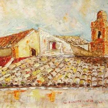 Painting titled " Piazza Armerina" by Giuseppe Liotta, Original Artwork