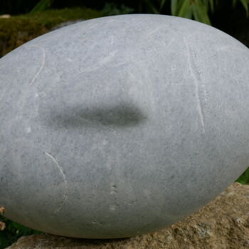 Sculpture titled "Rock who dreams to…" by Liquette-Gorbach, Original Artwork, Stone