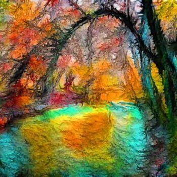Digital Arts με τίτλο "CH_001 Bidwell Creek" από Jeffrey Langell, Αυθεντικά έργα τέχνης