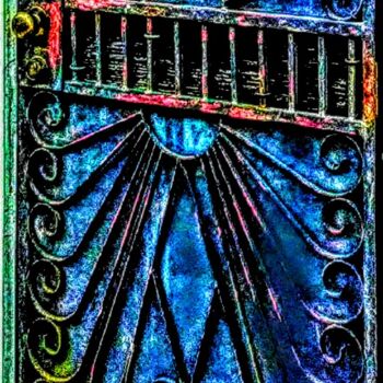 Photography titled "French Quarter Gate" by Lisa Bourgeois, Original Artwork