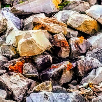 Fotografia zatytułowany „Rocks ~” autorstwa Lisa Bourgeois, Oryginalna praca