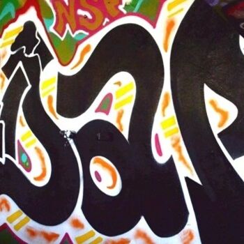 Fotografia intitulada "Key Biscayne Graffi…" por Lisa Bourgeois, Obras de arte originais