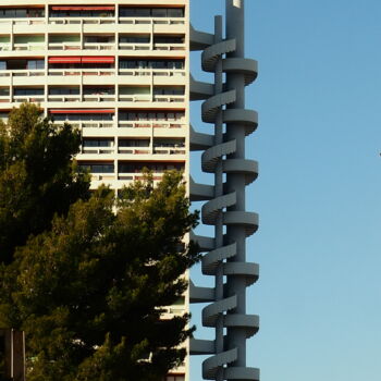 Fotografia zatytułowany „Immeuble Brasilia,…” autorstwa Lisa Filippi, Oryginalna praca, Fotografia cyfrowa