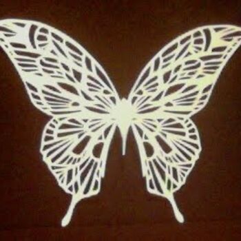 「papillon」というタイトルの絵画 Lisa Ingrassiaによって, オリジナルのアートワーク
