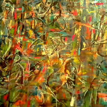 Pittura intitolato "Libertinage" da Lisa Manni, Opera d'arte originale, Olio