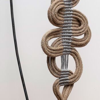 "sinueuse nomade" başlıklı Tekstil Sanatı Lisa Thevenon tarafından, Orijinal sanat, Paslanmaz Çelik