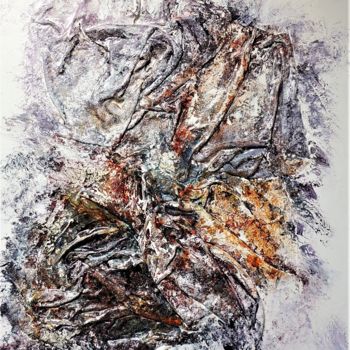 Painting titled "TERRITOIRE INEXPLOR…" by Michèle Paba, Original Artwork, Acrylic