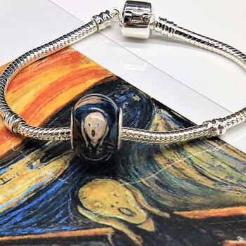 Design titled "Charm bead 'the Scr…" by Lisencka Nh-Art, Original Artwork, Jewelry
