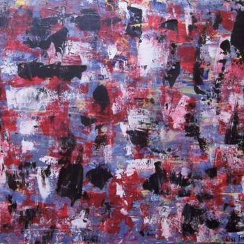 Pintura intitulada "Domino" por Lise Tremblay, Obras de arte originais, Óleo