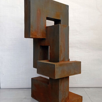 Sculpture titled "Nudos XXIII" by Lito, Original Artwork, Concrete