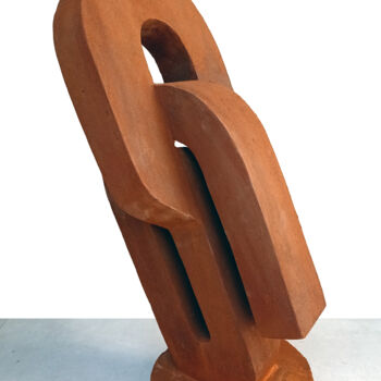 Skulptur mit dem Titel "Nudos XIX" von Lito, Original-Kunstwerk, Beton