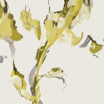 Картина под названием "plant space" - Skywalker, Подлинное произведение искусства, Чернила