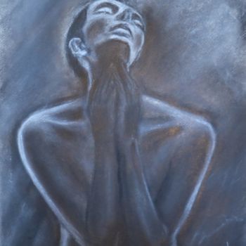 Drawing titled "Desire" by Liudmyla Durante Art & Jewelry, Original Artwork, Pastel