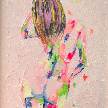 "Girl-2" başlıklı Tablo Liudmyla Riabkova tarafından, Orijinal sanat, Petrol