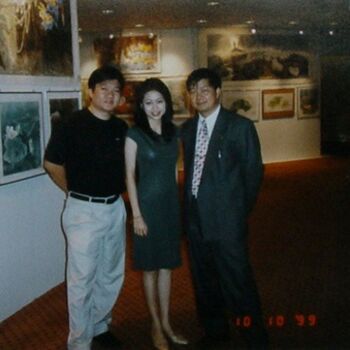 Painting titled "1999 Kuala Lumpur,…" by Yi Tao Yitao Liu Liu Hua Lang Gallery, Original Artwork