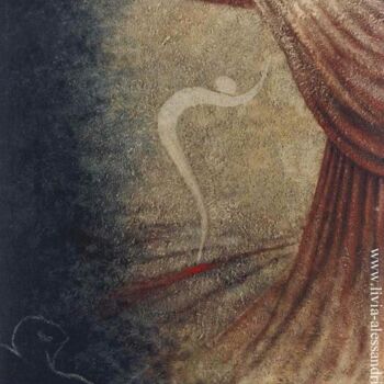Pintura intitulada "EL DUENDE" por Livia Alessandrini, Obras de arte originais