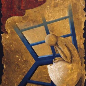 Pittura intitolato "NEL TEATRO DELL'ANI…" da Livia Alessandrini, Opera d'arte originale