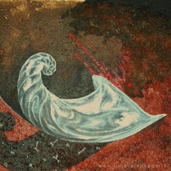 Pintura intitulada "L'OMBRA DELL'UNICO" por Livia Alessandrini, Obras de arte originais