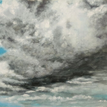 Malarstwo zatytułowany „Clouds 01” autorstwa Livia Doina Stanciu, Oryginalna praca, Olej
