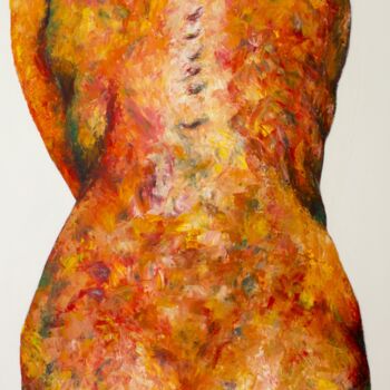 Pintura titulada "sem título" por Livia Gomes (máquina de escorrer), Obra de arte original, Acrílico