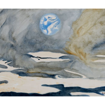 Pintura titulada "Terra" por Livia Mund, Obra de arte original, Oleo
