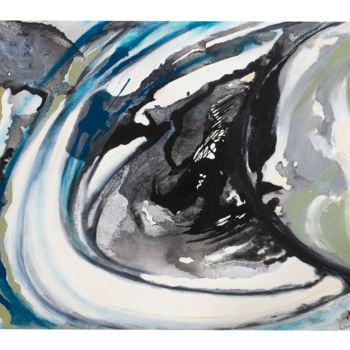 Pintura titulada "Anéis de Saturno" por Livia Mund, Obra de arte original, Acrílico