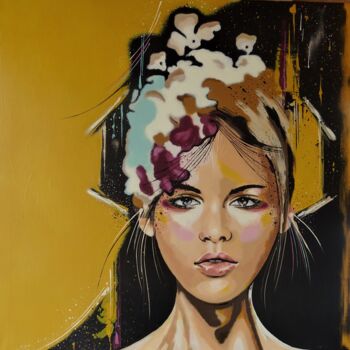 Malarstwo zatytułowany „Spring bloom” autorstwa Livien Rózen, Oryginalna praca, Akryl