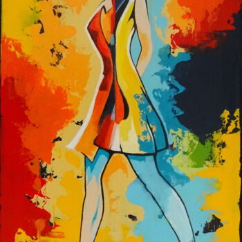 Painting titled "In line with fashio…" by Livien Rózen, Original Artwork, Acrylic