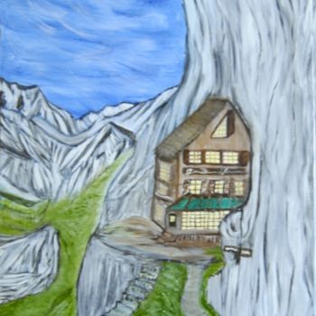 绘画 标题为“The Alps Ebenalp Sw…” 由Suzanne Surber, 原创艺术品, 油