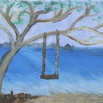 绘画 标题为“swing-in-tree.jpg” 由Suzanne Surber, 原创艺术品