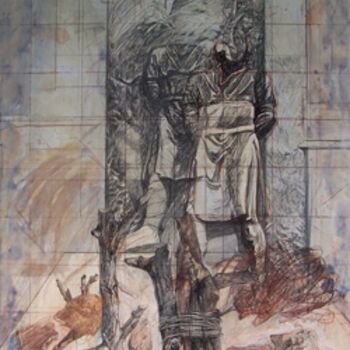 Painting titled "Archaeology: The Da…" by Liviu Epuras, Original Artwork