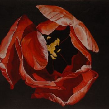 Painting titled "dal profondo tulipa…" by Si G.Livoti, Original Artwork