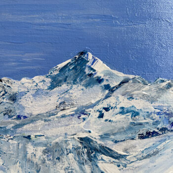 Pittura intitolato "Elbrus" da Liza Khaldzhidis, Opera d'arte originale, Acrilico