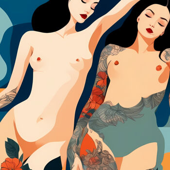 "Summer Splash #07" başlıklı Baskıresim Liza Landberg tarafından, Orijinal sanat, Dijital Resim