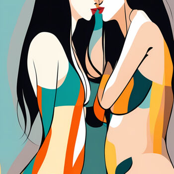 "Summer Splash #80" başlıklı Baskıresim Liza Landberg tarafından, Orijinal sanat, Dijital baskı