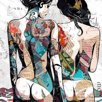 印花与版画 标题为“Summer Splash #13 C…” 由Liza Landberg, 原创艺术品, 数字打印