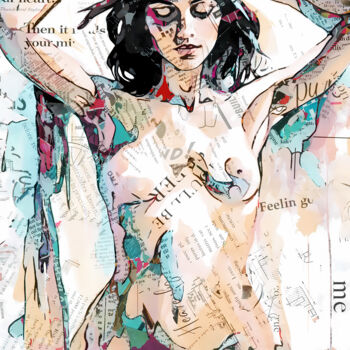 "Feeling good #01" başlıklı Baskıresim Liza Landberg tarafından, Orijinal sanat, Dijital baskı