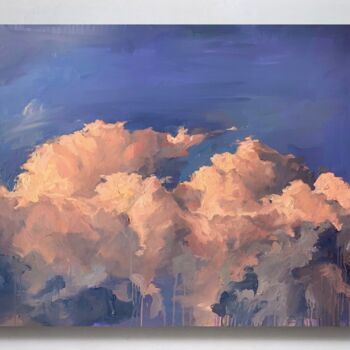 Pintura titulada "Yellow sky" por Liza Orlovska, Obra de arte original, Oleo