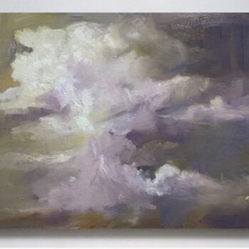 "Violet clouds" başlıklı Tablo Liza Orlovska tarafından, Orijinal sanat, Petrol
